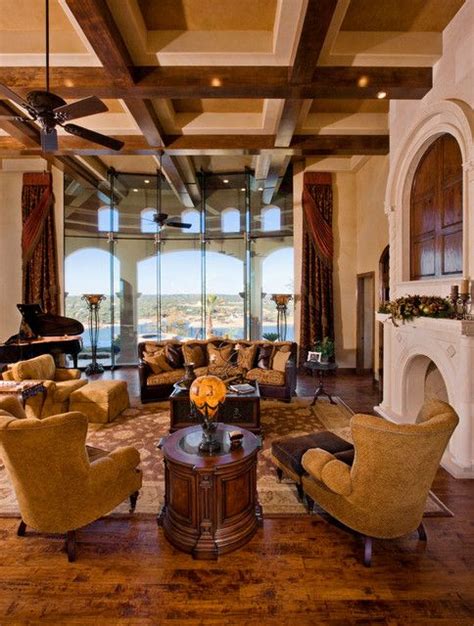 Waterfront Luxury Home Lake Travis Mediterranean Great Rooms Luxury