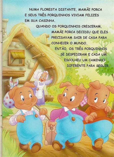 Tia Cassinha Os Três Porquinhos Coleção Itaú De Livros Infantis