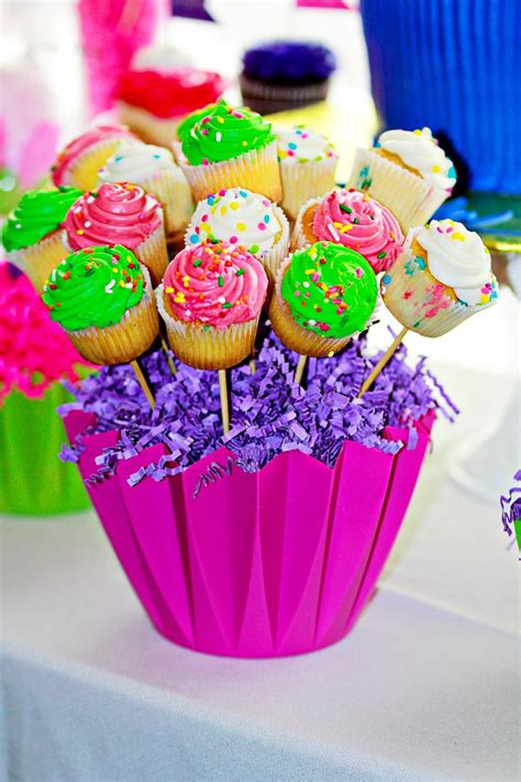 Cupcakes Birthday Party Ideas Photo 4 Of 10 Catch My Party