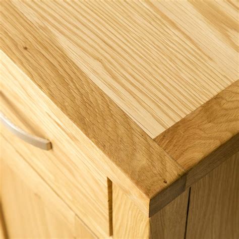 Buy Roselandfurniture London Oak Mini Sideboard Storage Cabinet With