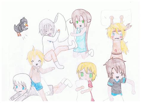 Chibi Diary Slumber Party By Misterfleas On Deviantart