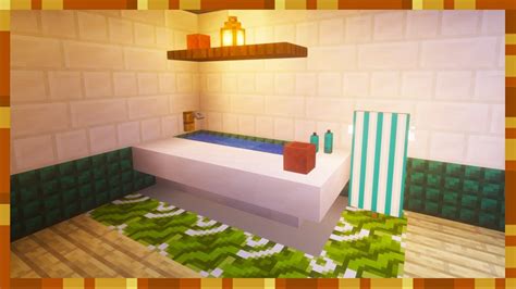 Minecraft Tutorial How To Make A Bath Youtube