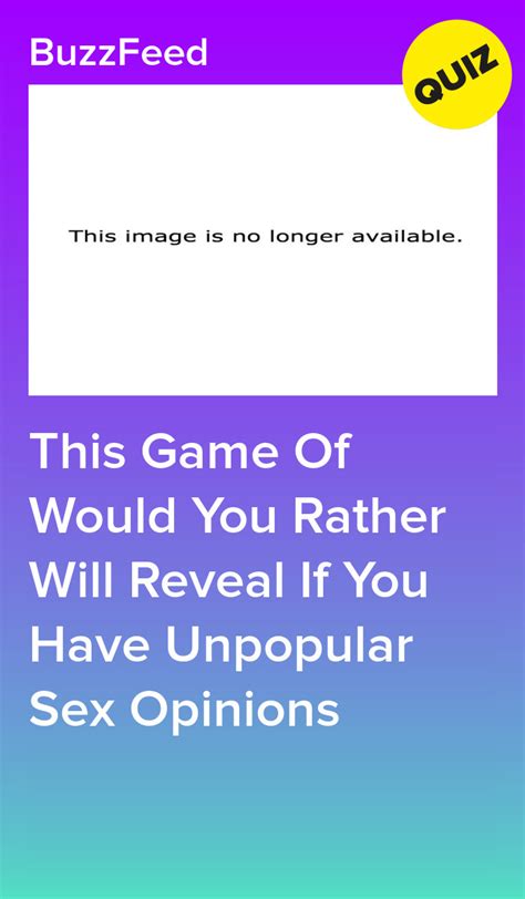 This Game Of Would You Rather Will Reveal If You Have Unpopular Sex Opinions