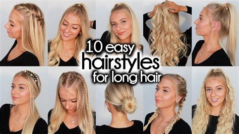 10 Easy Hairstyles For Long Hair Make Glam