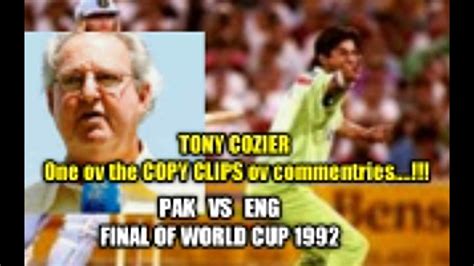 Tony Cozier One Of The Copy Clips Of Commentries Youtube