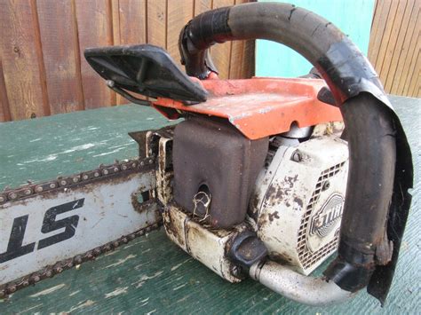 Vintage Stihl 031av Electronic Quickstop Chainsaw Chain Saw W 16 Bar