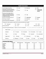 Pictures of Medicare Health Risk Assessment Form
