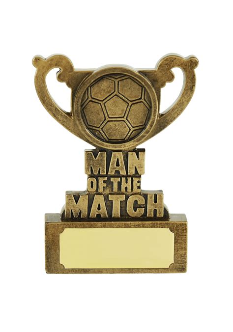 Football Player Trophy Man Of The Match Award 23cm Free Engraving