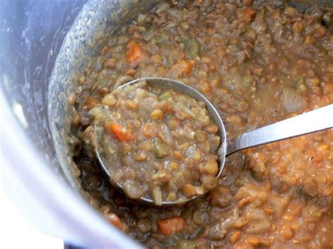 Pressure Cooker Lentil Soup Recipe Genius Kitchen