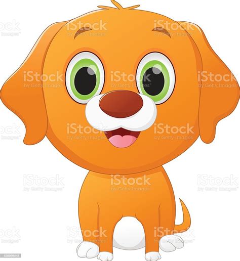 Cute Little Dog Cartoon Stock Illustration Download Image Now