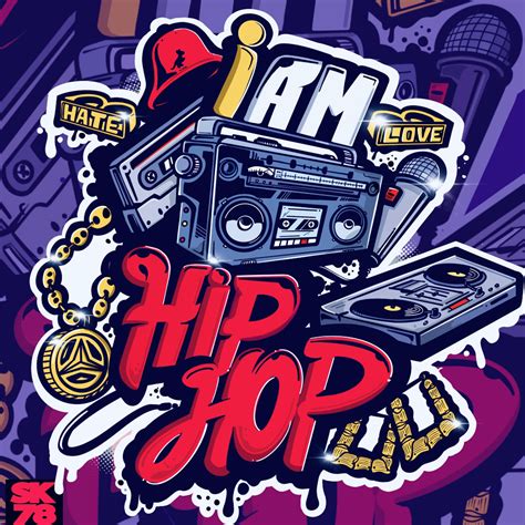 I Am Hip Hop On Behance Hip Hop Artwork Hip Hop Tattoo Hip Hop Art