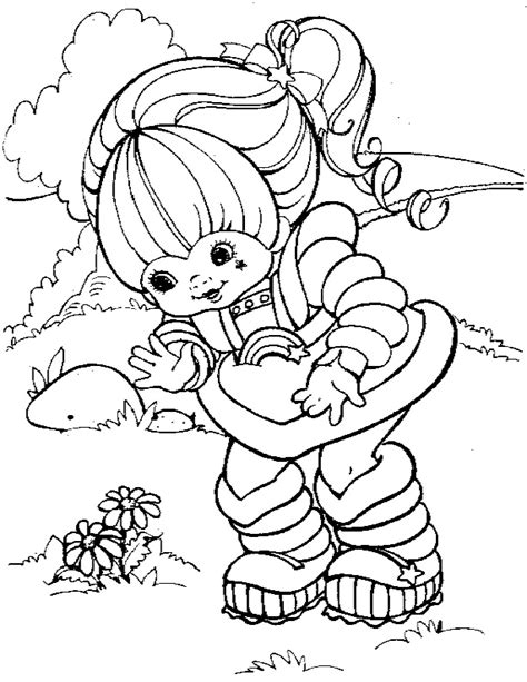 Coloring pages for girls from 3 to 7 years , we have collected the most interesting figures of colorings for your child. Rainbow brite coloring pages to download and print for free