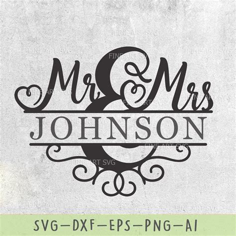Marriage Svg Silhouette Cricut Wedding Svg Mr Mrs Svg Co Sewing Needlecraft Sewing