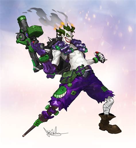 Heres My Joker Junkrat Skin I Couldnt Resist Roverwatch