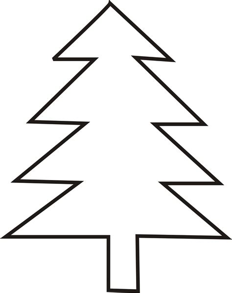 Free Christmas Tree Outlines Download Free Christmas Tree Outlines Png
