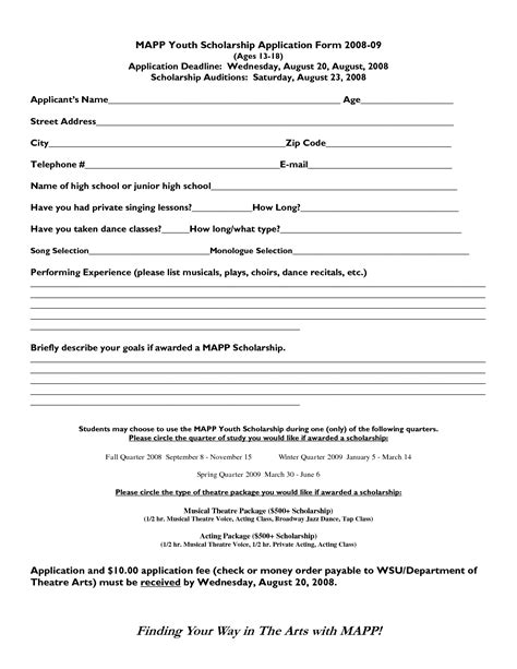 Use the following samples and tips to write a letter requesting for a scholarship from the professor, friend, or a mentor. Sample Scholarship Application Form | amulette