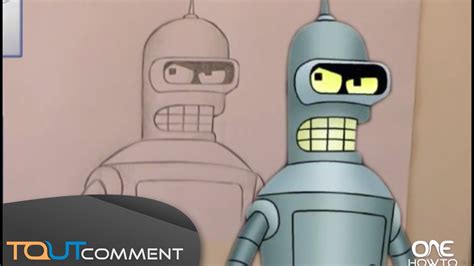 Comment Dessiner Bender Futurama How To Draw Bender From Futurama