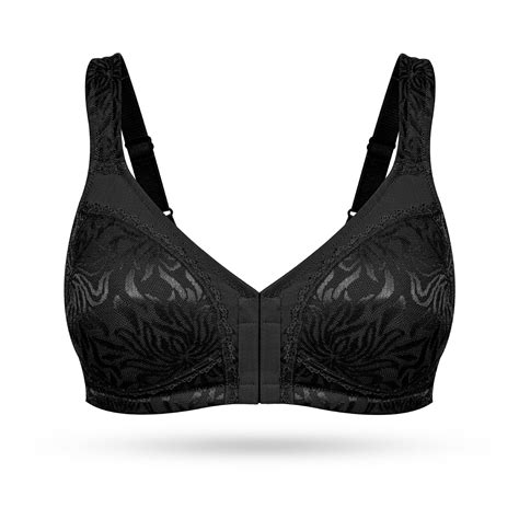 Wingslove Womens Front Closure Minimizer Full Coverage Bra Wirefree