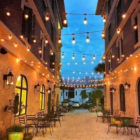 Sl101 Led Low Voltage Bistro Outdoor String Lights Kings Outdoor Lighting