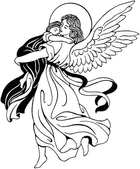 Black And White Angels Clipart Free Download On Clipartmag