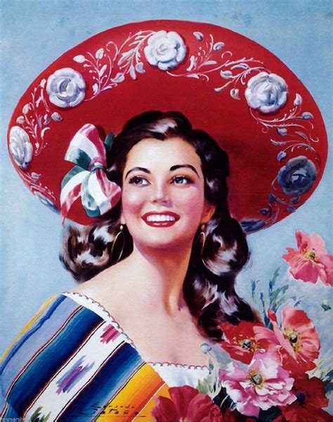 Image Result For Mexican Girl With Sombrero Tattoos Mexican Art