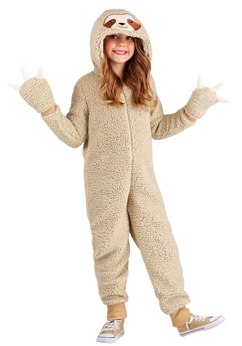 Sloth Onesie Costume For Kids