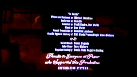 Ratatouille End Credits / And what about crazier creatures, like, i ...