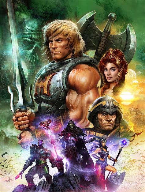 Redskulls Page Masters Of The Universe By Dave Wilkins 80s