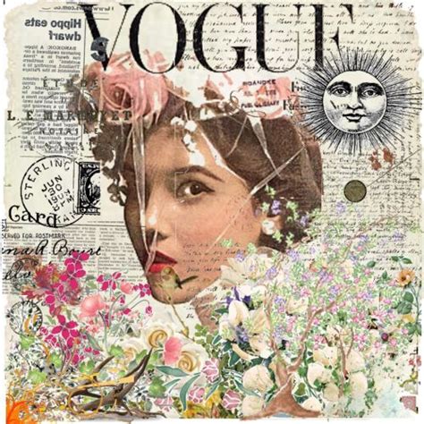 Vogue Newspaper Collage