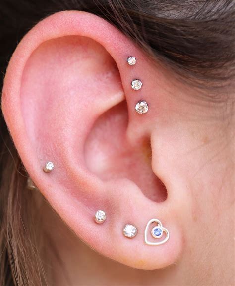 Mackenzie Came By Today For A New Triple Forward Helix Keeping It