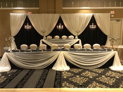 Wedding Decor Hilton Niagara Falls Head Table Backdrop