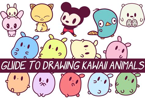 Kawaii Animals How To Draw Step By Step Drawing Tutorials