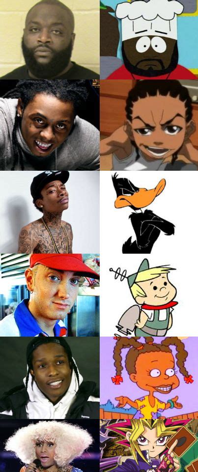 Rappers As Cartoon Characters Rappers Cartoon Characters Character