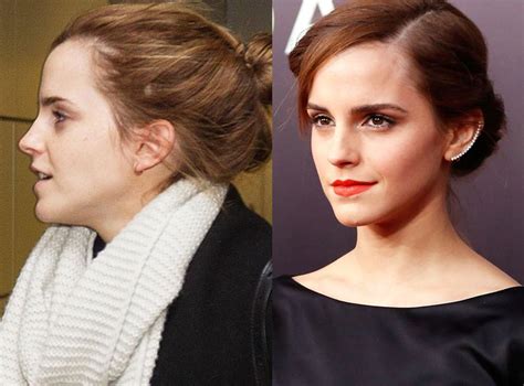 Photos From Stars Without Makeup E Online Emma Watson Without