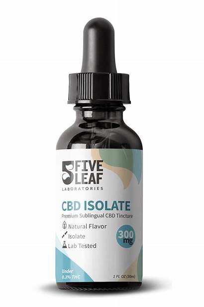 Cbd Isolate Tincture Natural 300mg Leaf Flavor