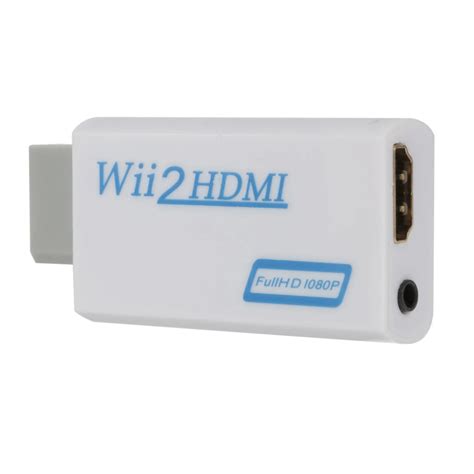 Wii To Hdmi Converter 720p 1080p Output Video Audio Adapter Supports