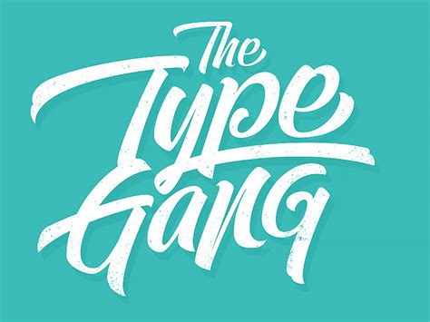 The Type Gang By Björn Berglund On Dribbble