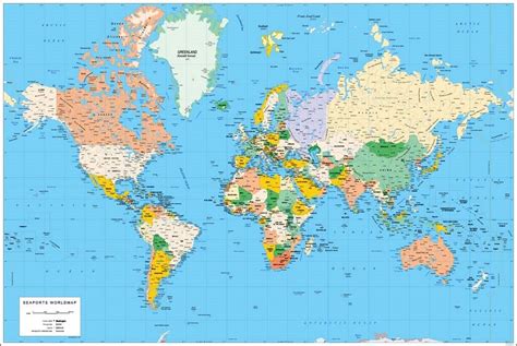 Mapas Del Mundo Para Imprimir