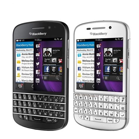 Original Blackberrys Q10 Mobile Phone 31 Dual Core 8mp 2gbram 16gb