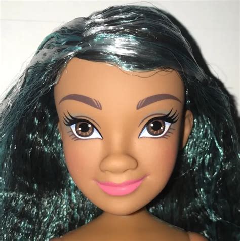Disney Descendants Under The Sea Uma Nude Jointed Fashion Doll New Green Hair Picclick