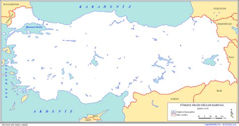 Türkiyenin gölleri olan harita Eodev com