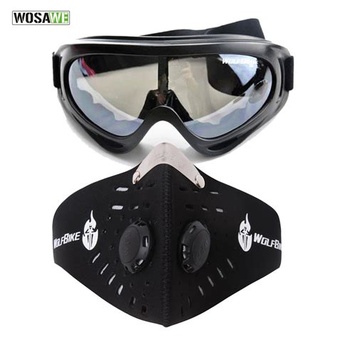 Wosawe Men Ski Snowboard Mask Winter Ski Snowmobile Goggles Windproof