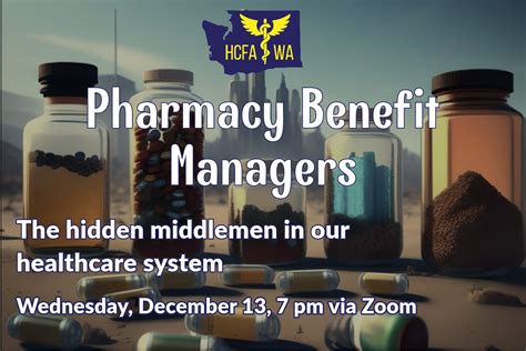 Pharmacy Benefit Managers: Hidden Middlemen - Health Care for All – WA