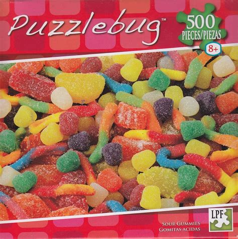 Puzzlebug 500 Piece Puzzle ~ Sour Gummies Toys And Games