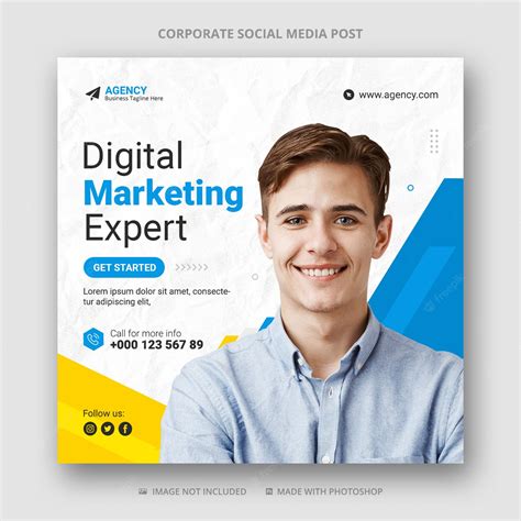 Premium Psd Digital Marketing Social Media Post Banner Template
