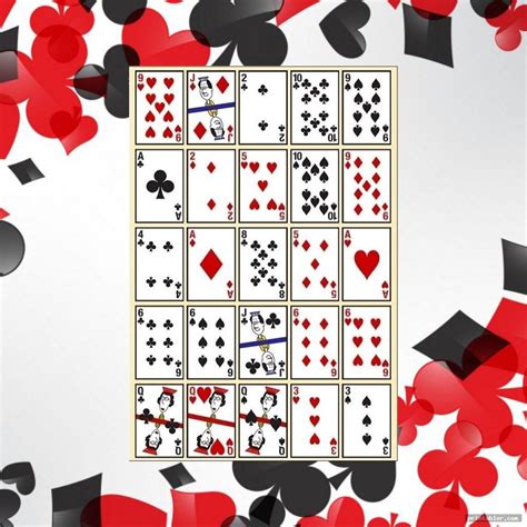 Pokeno Game Cards Designs Printable