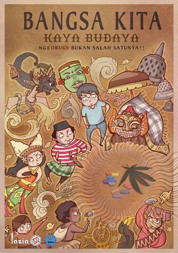 Indonesia Culture Fest Desain Ilustrasi Sejarah Seni Kartu 3d