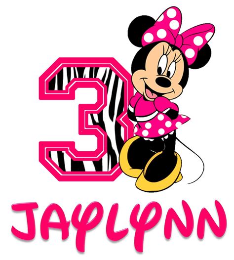Minnie Mouse First Birthday Clip Art Clipart Best