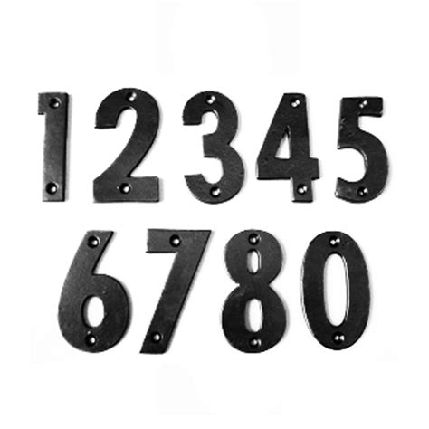 Snobsknobs Antique Black Door Numbers Snobsknobs