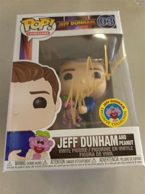 Funko Pop Jeff Dunham And Peanut Comedian Figure 03 Signed In Hand For